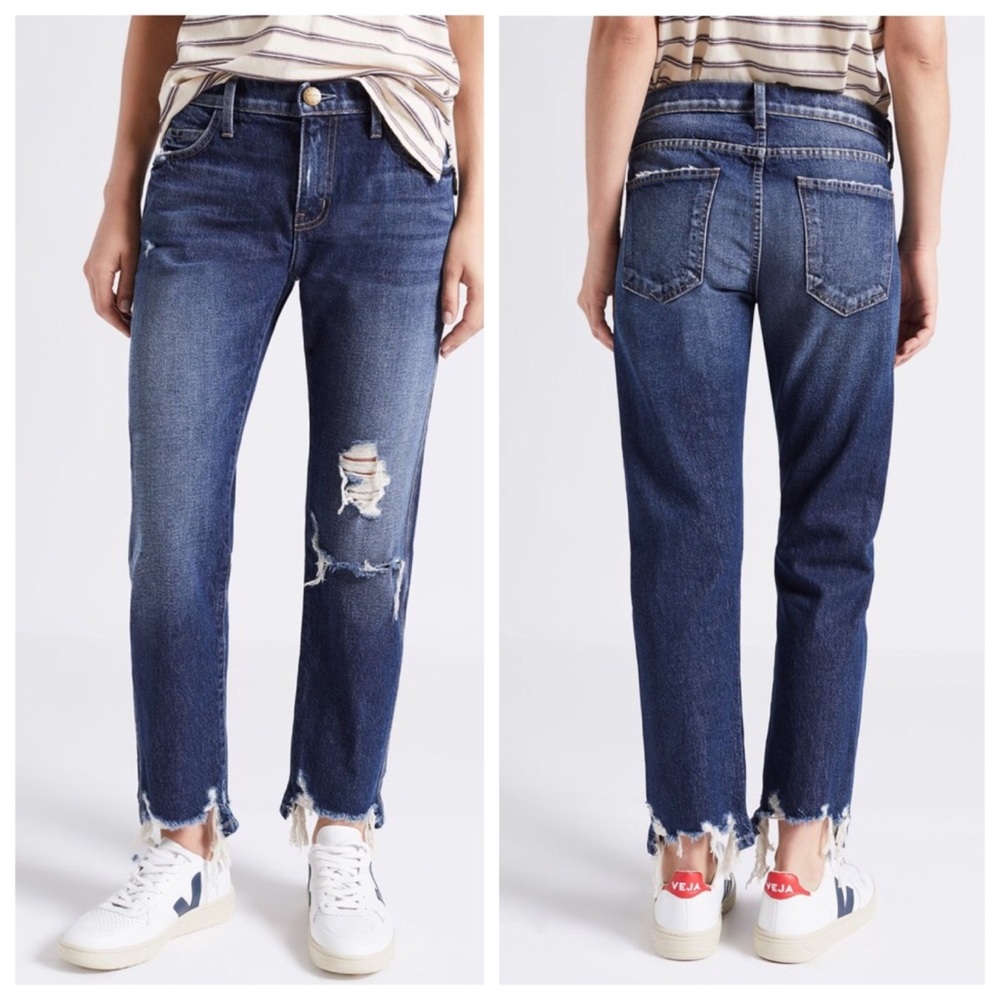 NWOT CURRENT/ ELLIOTT THE CROPPED STRAIGHT jeans